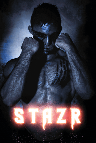 STAZR giphyupload makeup alien superhero GIF