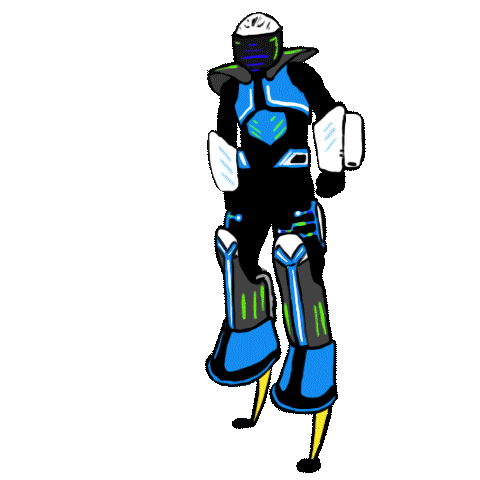 saturnalia_show giphyupload party show robot Sticker