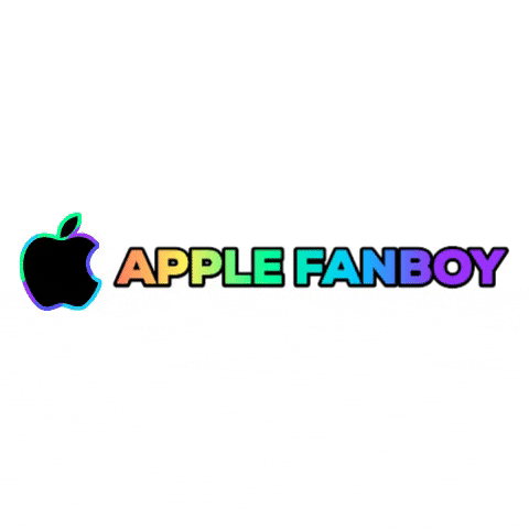 techsantos giphygifmaker giphyattribution apple fanboy GIF