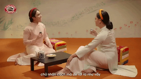 Comedy Huynh Lap GIF by Highlands Coffee Vietnam