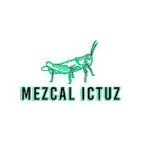 Grasshopper Sticker by Mezcal Ictuz
