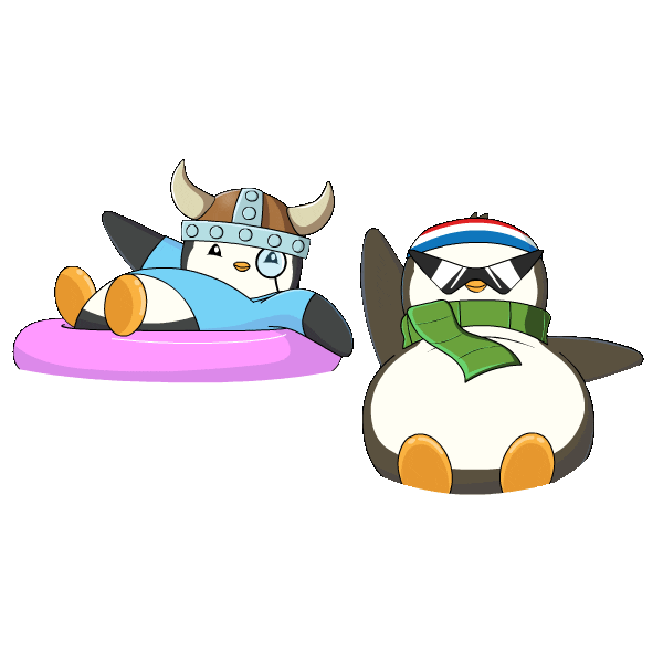 Wave Hello Sticker by Pudgy Penguins