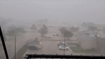 Storms Producing Powerful Winds Roll Through Eastern Iowa
