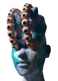 Tripping Acid Trip Sticker by badblueprints