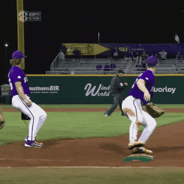College Sports Baseball GIF by LSU Tigers