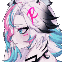 RavennaNya anime twitch shy cyberpunk GIF