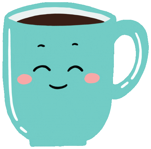 Happy Coffee Sticker