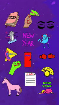 Goals New Year New Me GIF by Cavanagh Foyle