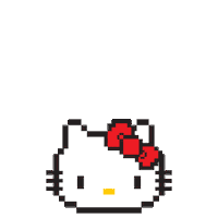 Sanrio hello kawaii up kitty Sticker