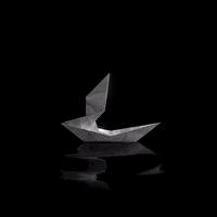 libeskindarts boat hieroglyphics Paper boat hieroglyphs GIF