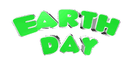 Happy Earth Day Sticker by GIPHY Text
