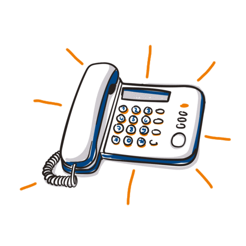 Telefon Sticker by Greiwing