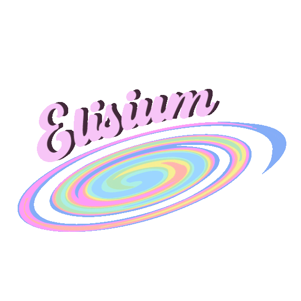 Elisium Sticker by Fluff Skin Superfood