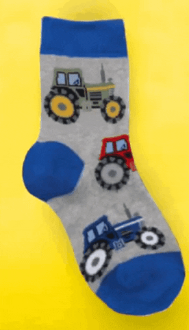 Jefferiessocks giphygifmaker giphygifmakermobile socks tractor GIF