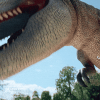 Dinosaur Eat GIF by The Great British Bake Off