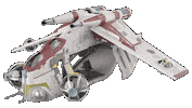 Attack Of The Clones Gunship Sticker by SWTVC