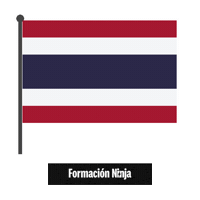 Thailand Flag Sticker by Formación Ninja