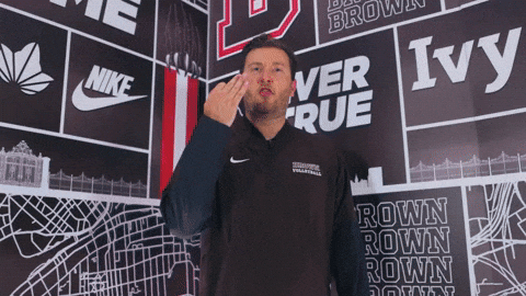 3-0 GIF by Brown Volleyball
