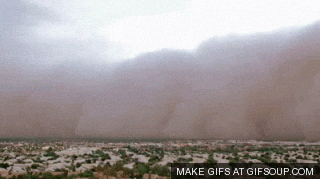 Storm Desert GIF