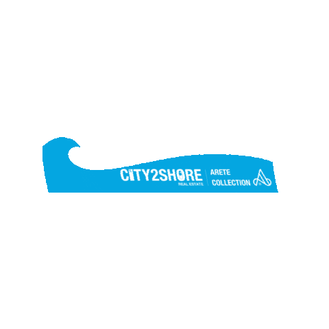 Wave Realestate Sticker by City2Shore Arete Collection