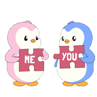 I Love You Heart Sticker by Pudgy Penguins