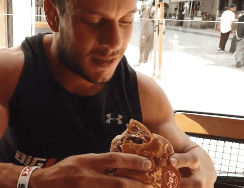 Burger Eating GIF by MSCASTAGENCY