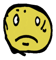 Sad No Good Sticker