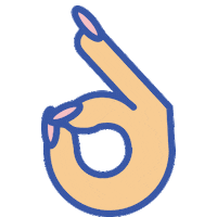 okay STICKER by Bow & Drape