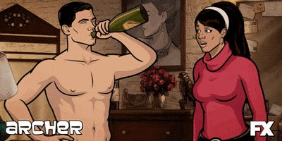 fight love GIF by Archer