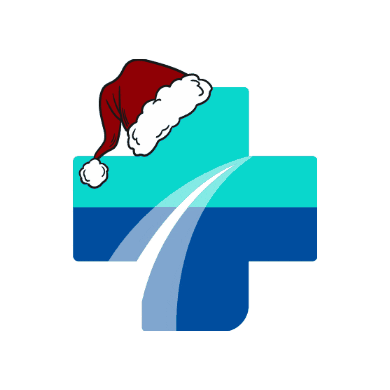 Christmas Santa Sticker by Farmacia La Economica