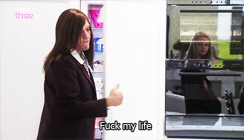fuck my life jamie GIF by BBC
