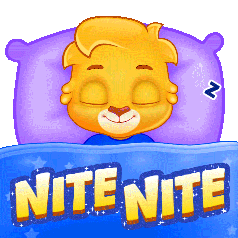 Good Night Buenas Noches GIF by Lucas and Friends by RV AppStudios