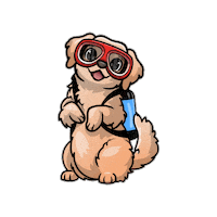 Dog Water Sticker by Aqua Revolution