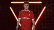 Sc Freiburg Cheering GIF by Bundesliga