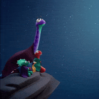 Happy Shooting Star GIF by Claynosaurz