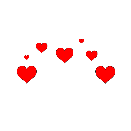 Fall In Love Hearts Sticker by Kaya Stewart