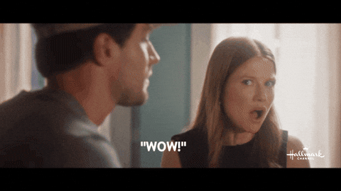 Comedy Wow GIF by Hallmark Channel