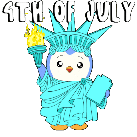 United States Penguin Sticker by Pudgy Penguins