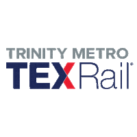 Fort Worth Train Sticker by Trinity Metro