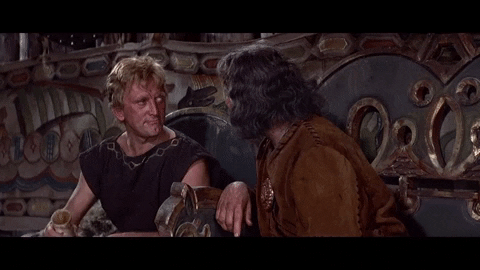 Piscian18 giphyupload drink kirk douglas the vikings GIF