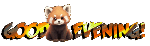 Panda Bear Fox Sticker