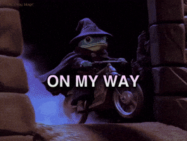 On My Way Magic GIF