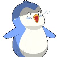 Blank Face What Sticker by Pudgy Penguins