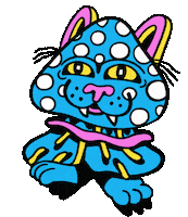 Happy Acid Trip Sticker by Killer Acid