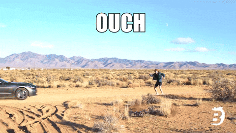 Run Over Help GIF by The Berry
