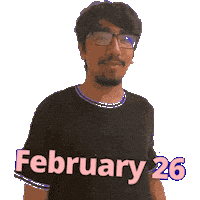February 26 Sticker