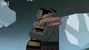 T Rex Hug GIF by Adult Swim