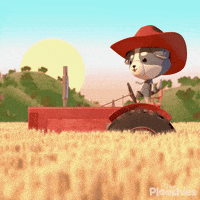 Cowboy Farmer GIF by The Plooshies