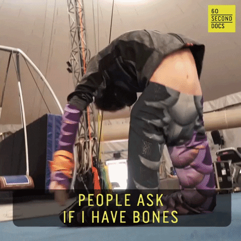 Flex Bones GIF by 60 Second Docs