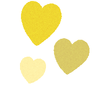 Heart 黄色 Sticker